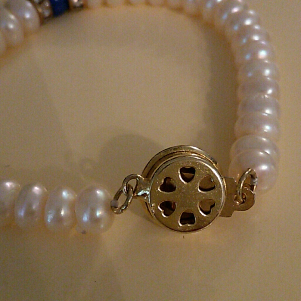 Freshwater pearl bracelet - Picture 2 of 2